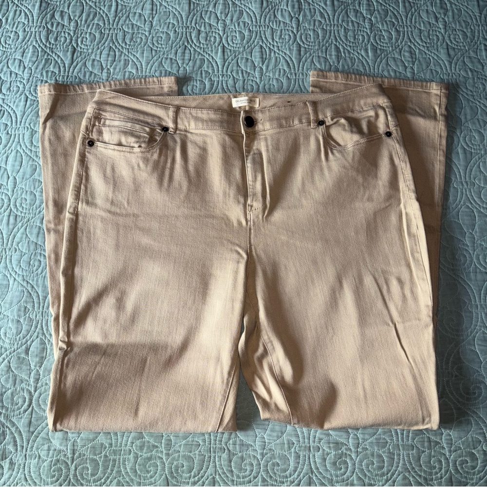 🩷Coldwater Creek Women's Beige Jeans